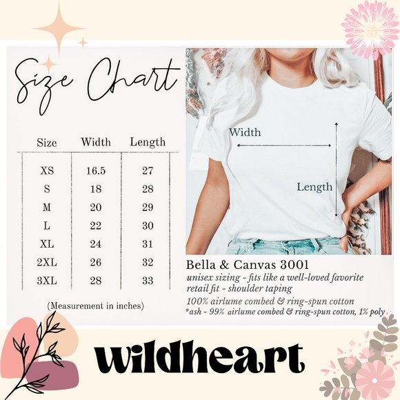 Stay Wild Wildflower Boho Bohemian Graphic T-shirt Unisex Cotton Graphic Tee - Picture 3 of 4